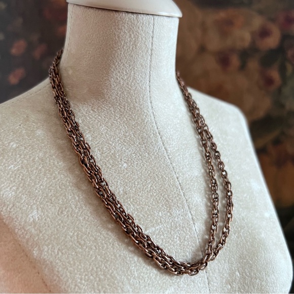 ⭐️ Copper Rope Chain Necklace - Picture 4 of 5
